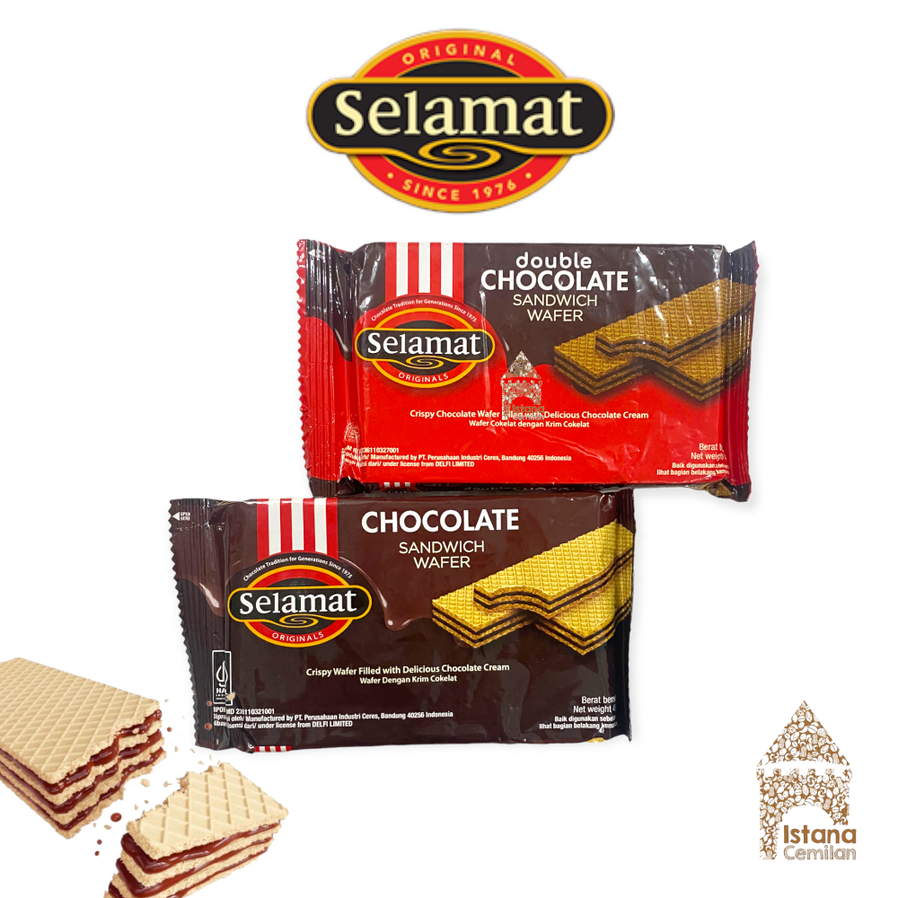 Jual Selamat Wafer Sandwich Chocolate 45 Gram | Shopee Indonesia
