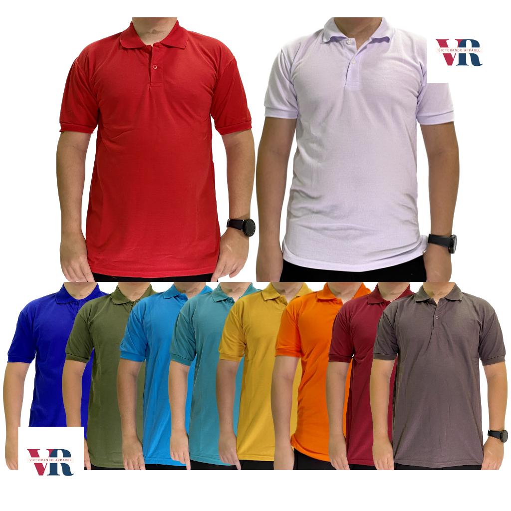 Jual KAOS POLO SHIRT/KAOS KERAH PRIA/KERAH POLOS DEWASA (A) | Shopee ...