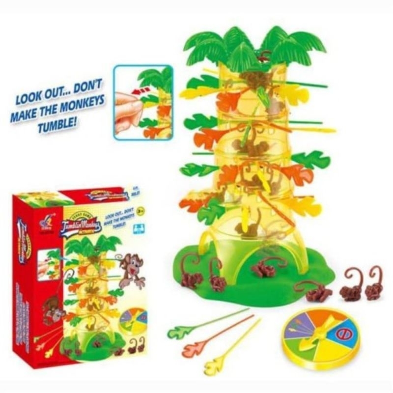 Jual TUMBLING MONKEYS UKURAN BESAR - 1111-79 / 62788 MAINAN BOARD GAME ...