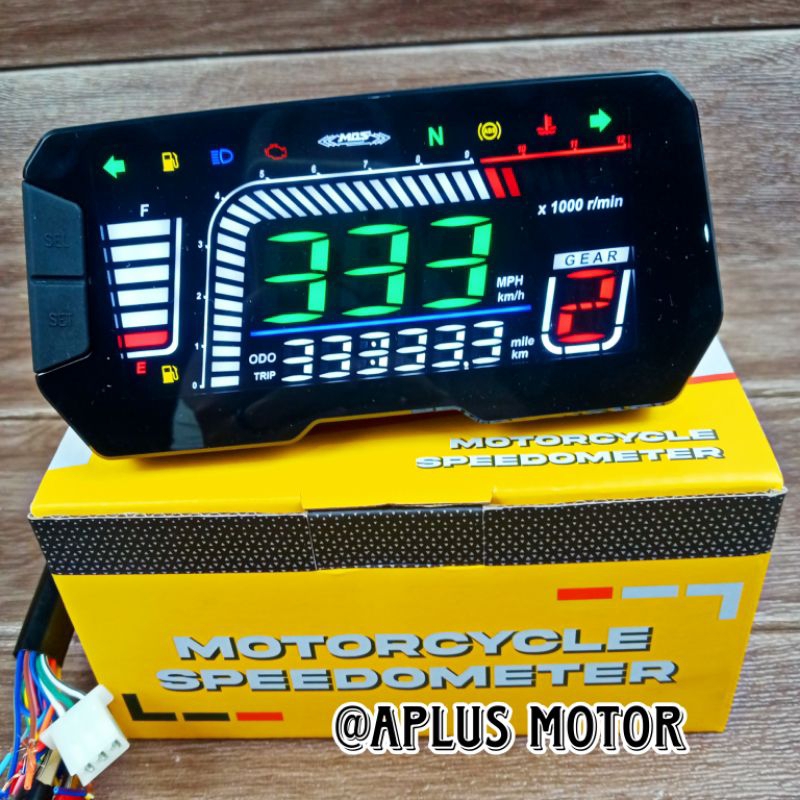 Jual Spido Speedometer custom Kotak digital universal japstyle ...