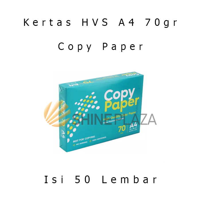 Jual Kertas Hvs A4 70gr Copy Paper Fotocopy Putih A4 70gsm Isi 50