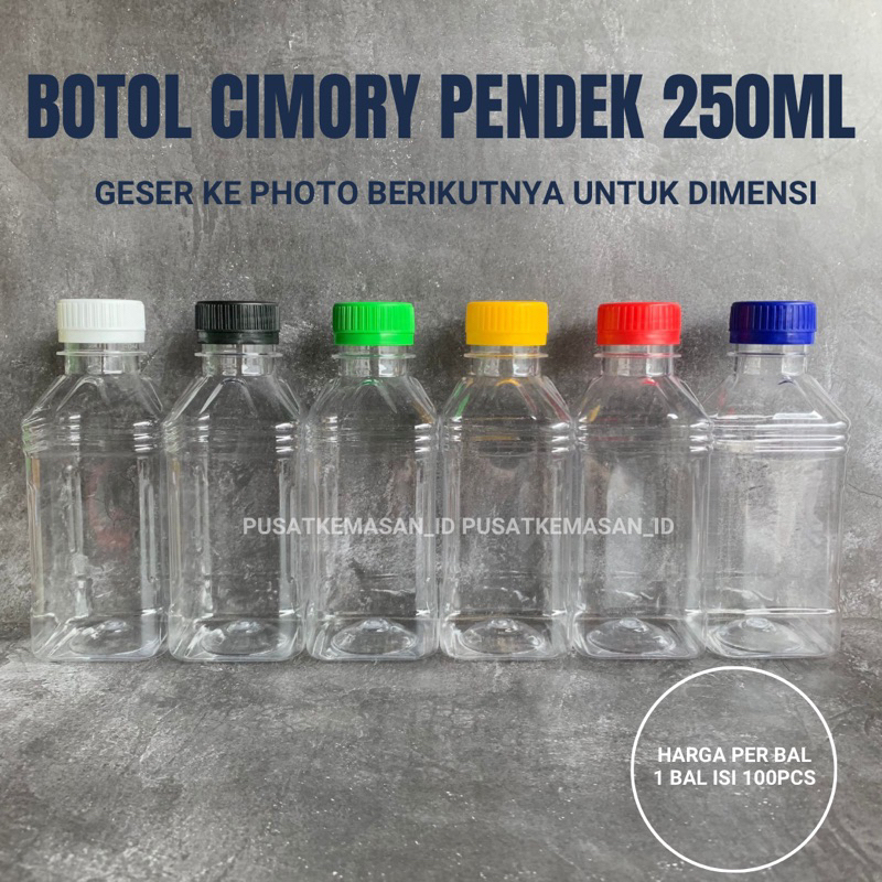 Jual 1 PAK 100 PCS BOTOL CIMORY PENDEK 250ML JUS YOGURT | Shopee Indonesia
