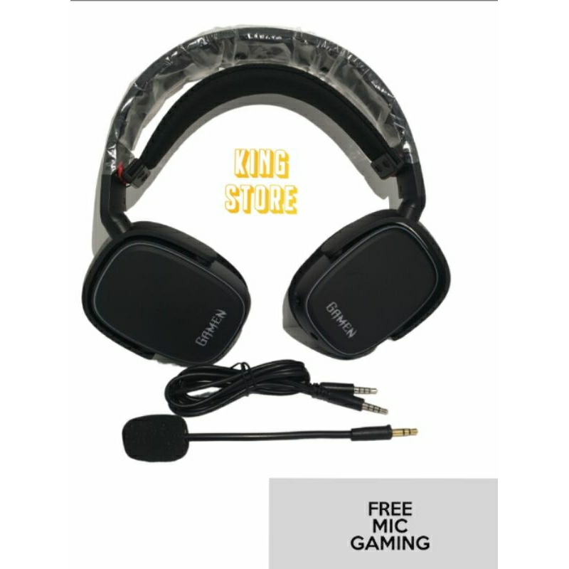 Jual GAMEN wireless Gaming Headset Shadow Headphone Bluetooth RGB ...