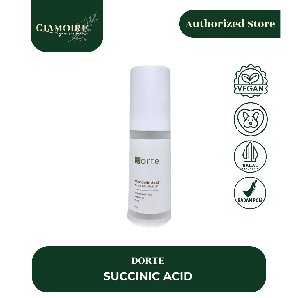 Jual GLAMOIRE Dorte Mandelic Acid Acne Moisturizer Shopee Indonesia