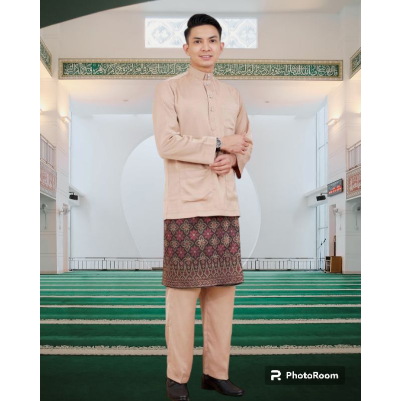 Jual BAJU MELAYU STELAN LAKI LAKI / BAJU RAYA TELUK BELANGA ASLI
