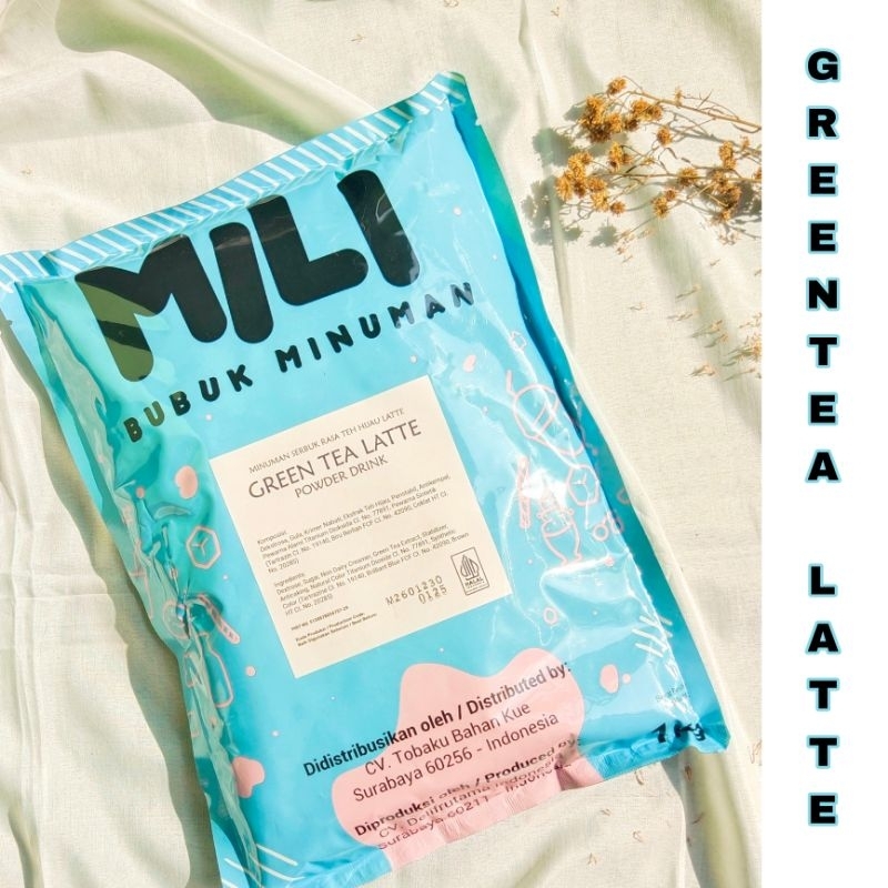 Jual Bubuk Minuman Mili Greentea Latte Kemasan Kg Powder Drink