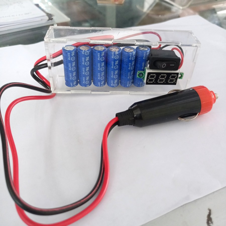 Jual super capacitor mobil cabin stabilizer mobil aki 12v kapasitor ...