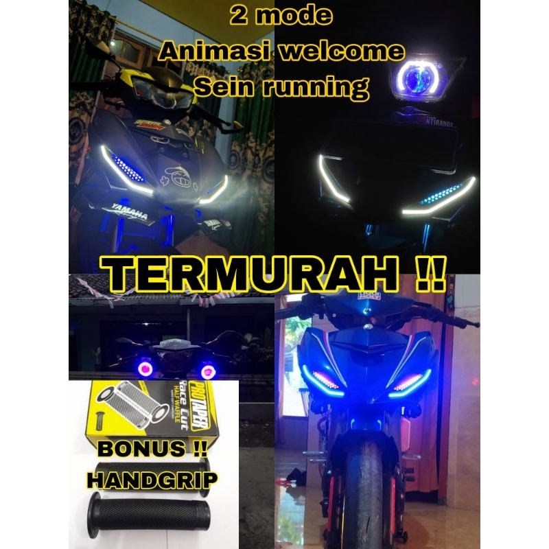 Jual mata gaban mx king 2 mode welcome dan sein running | Shopee Indonesia
