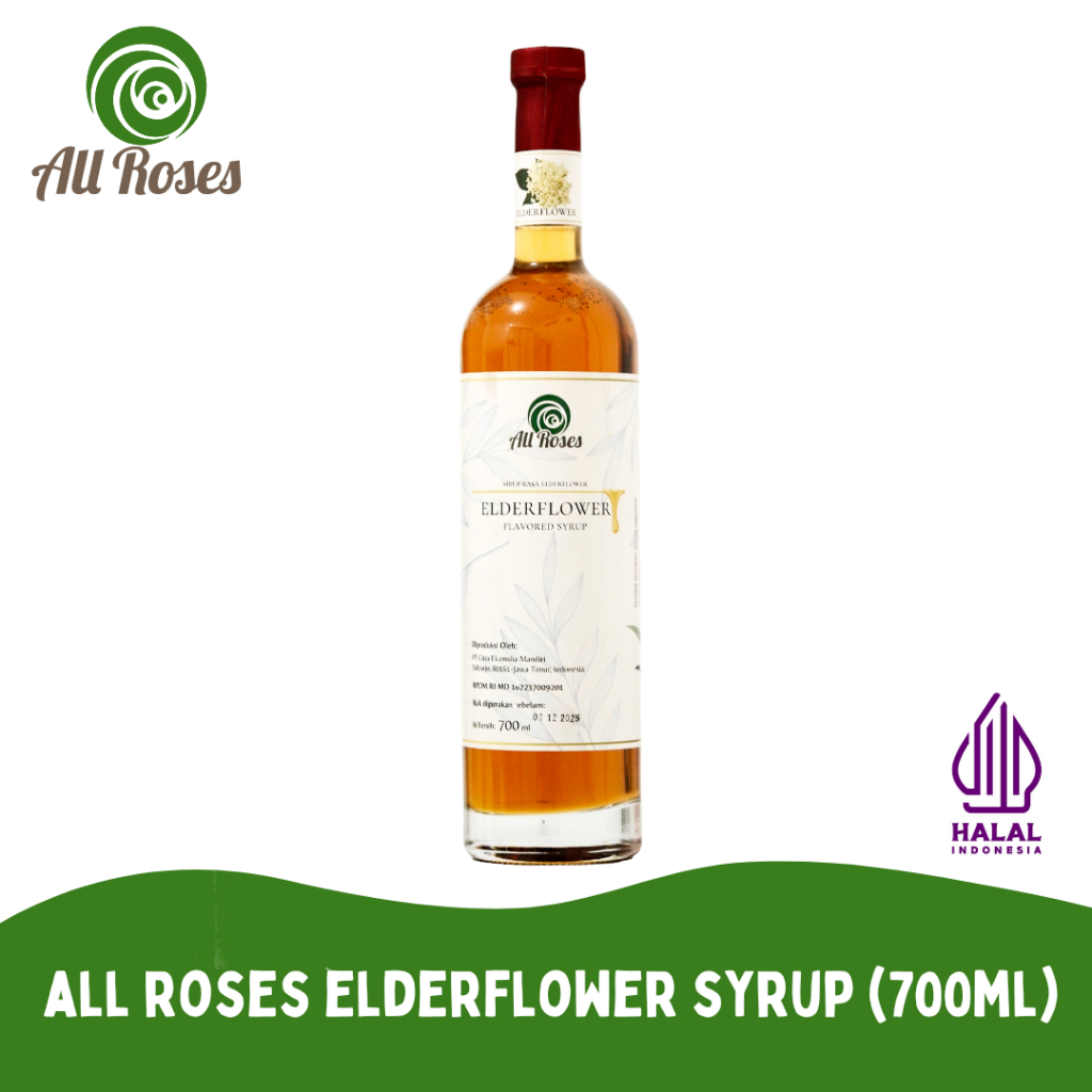 Jual All Roses Elderflower Syrup 700ml | Shopee Indonesia