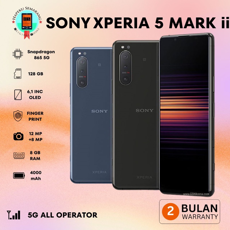 Jual Sony Xperia 5 ii Mark 2 8/128GB Super Mulus Like New Bergaransi ...