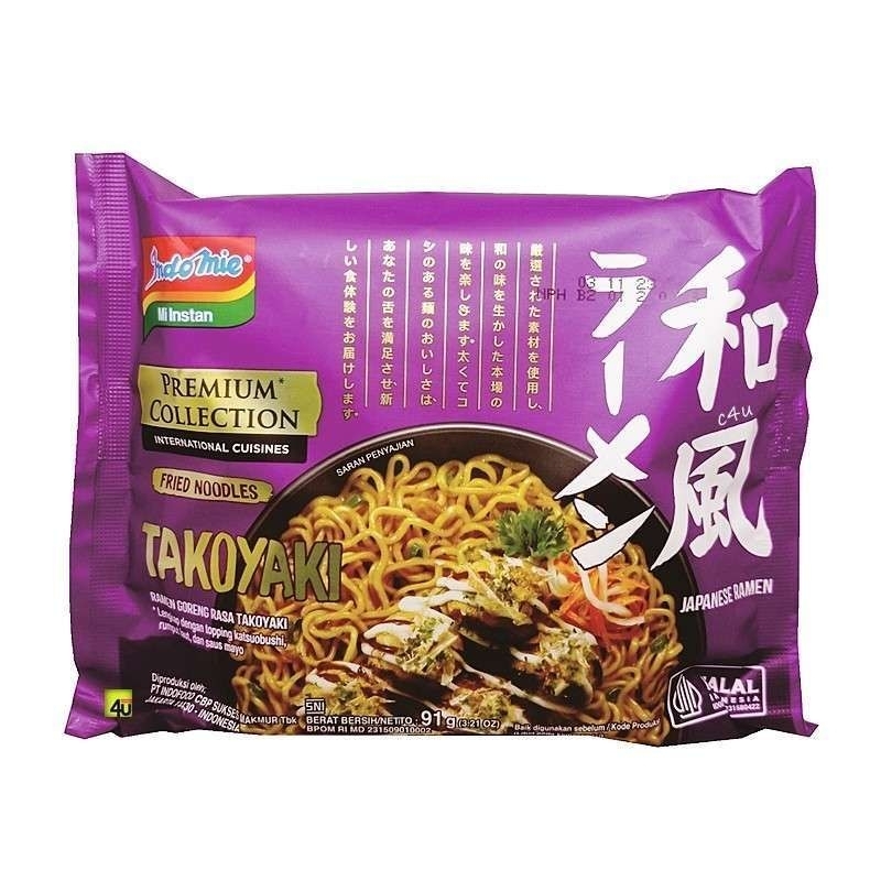 Jual Indomie Japanese Ramen Takoyaki Mie Instan Premium 91g Shopee