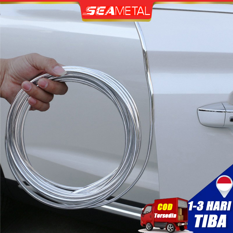 Jual Seametal Strip Karet Peredam Suara Pintu Mobil Tipe U Panjang