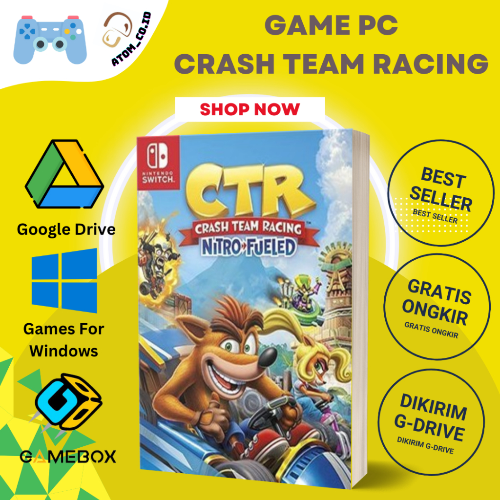 Jual Crash Team Racing For PC Full Version (Game PS1) | Shopee Indonesia