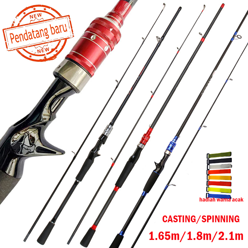 Sougayilang 1.65M 2 Sections Spinning Fishing Rod Fishing Reel Set With  3000 Series 13 Ball Bearings 5.2:1 Gear Ratio Combos Glass Fiber Pole Max  Drag 5-7kg