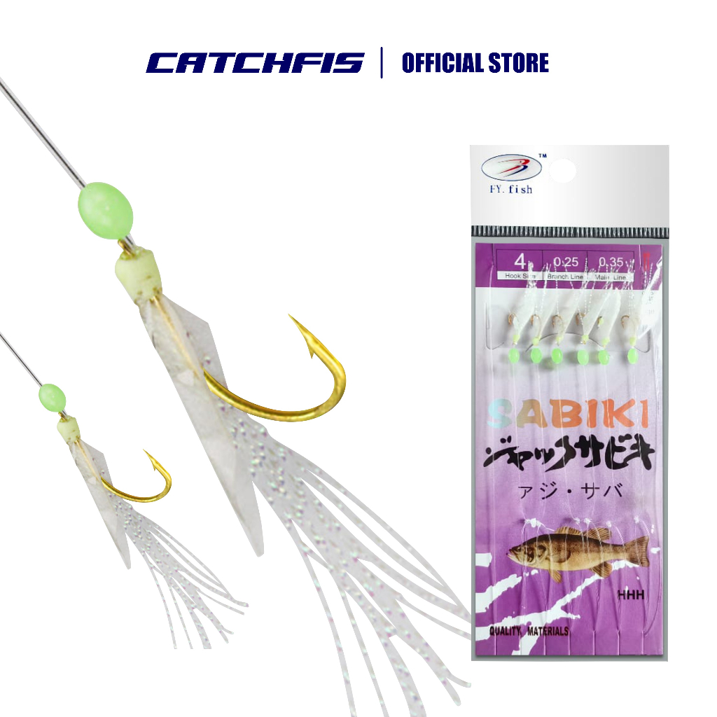 Jual Catchfis Kail Pancing Sabiki Kotrekan Kail Umpan Kulit Ikan Kawat ...