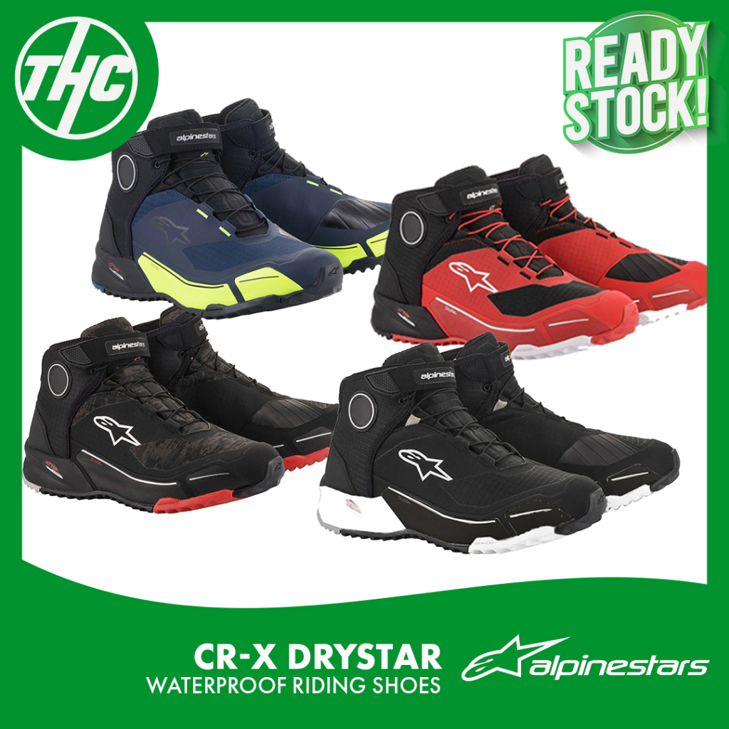 Jual ALPINESTARS SHOES CR-X DRYSTAR WATER PROOF SEPATU RIDING TOURING ...