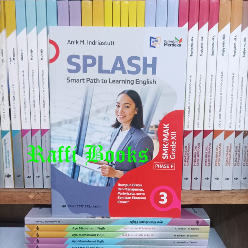 Jual Buku Splash English Kelas 3/XII 12 SMK Erlangga Kurikulum Merdeka