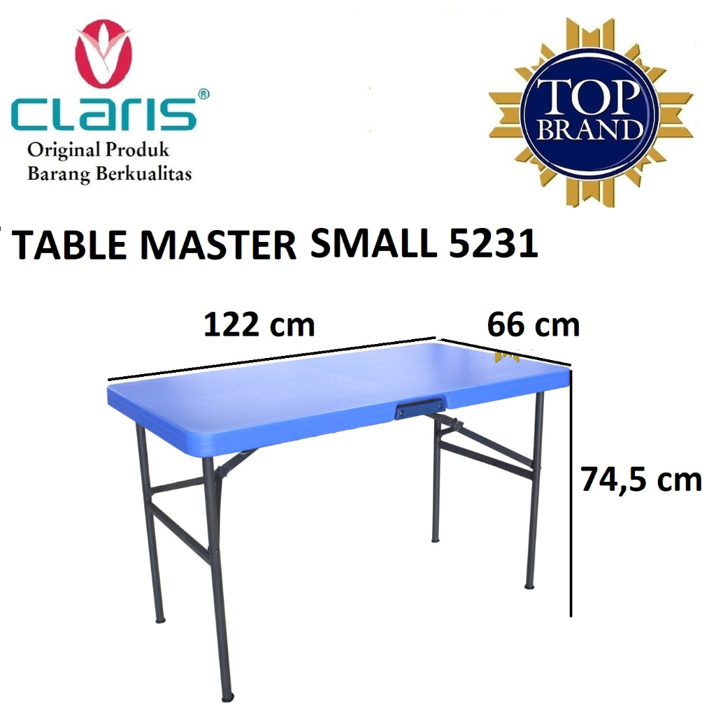 Jual Claris Table Master Small / Meja Lipat 5231 (BYGOJEK/GRAB
