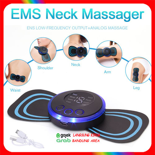Jual Alat Pijat Mini Portable Ems Leher Neck Massager Alat Pijat Elektrik Terapi Punggung Kaki