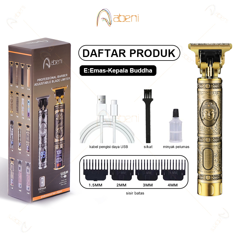 Jual Abeni Alat Cukur Rambut Elektrik Cukur Jenggot Mesin Potong Rambut ...