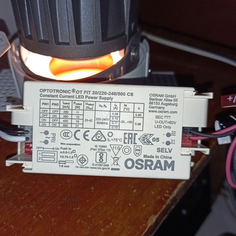 Jual LED Driver OPTOTRONIC OT FIT 20 220-240V Constant Current LED ...