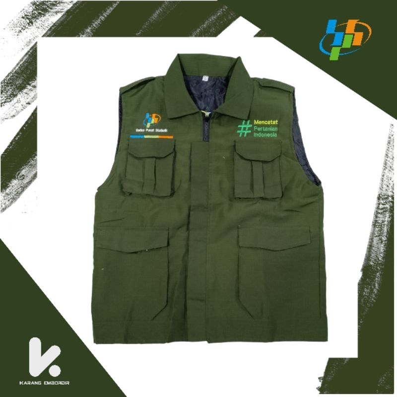 Jual ROMPI BPS CUSTOM SENSUS PERTANIAN 2023 FULL BORDIR | Shopee Indonesia