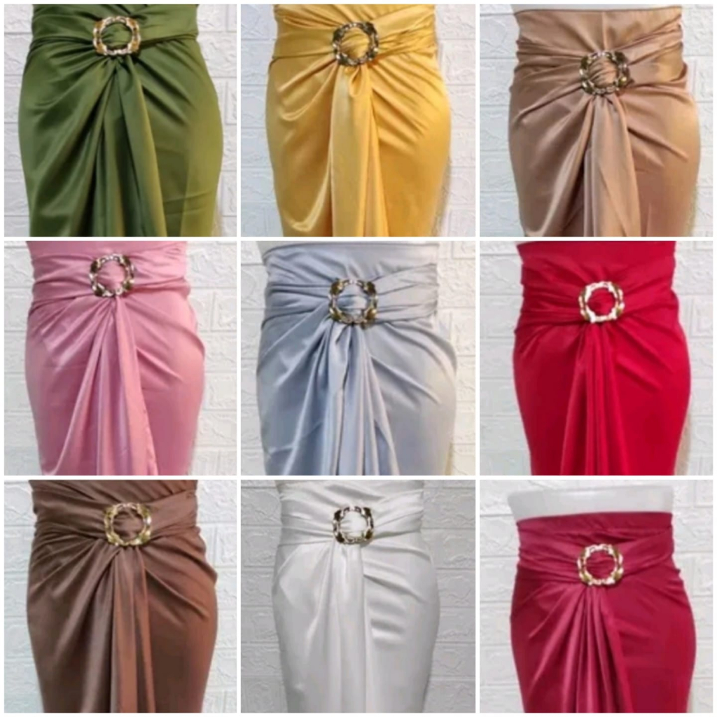 Jual one set Nabila outer dan rok lilit |outer tulle |outer motif ...