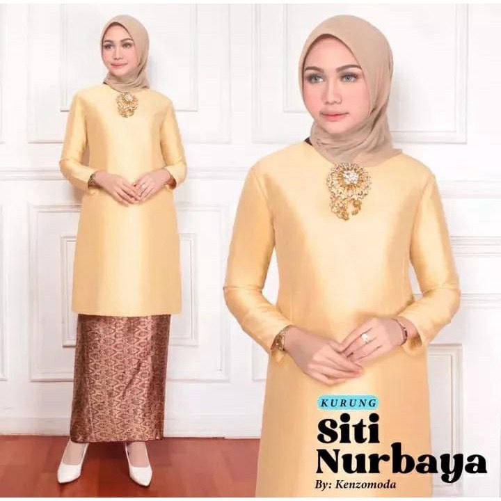 Jual Atasan Songket Siti Nurbaya Baju Kurung Melayu Tradisional