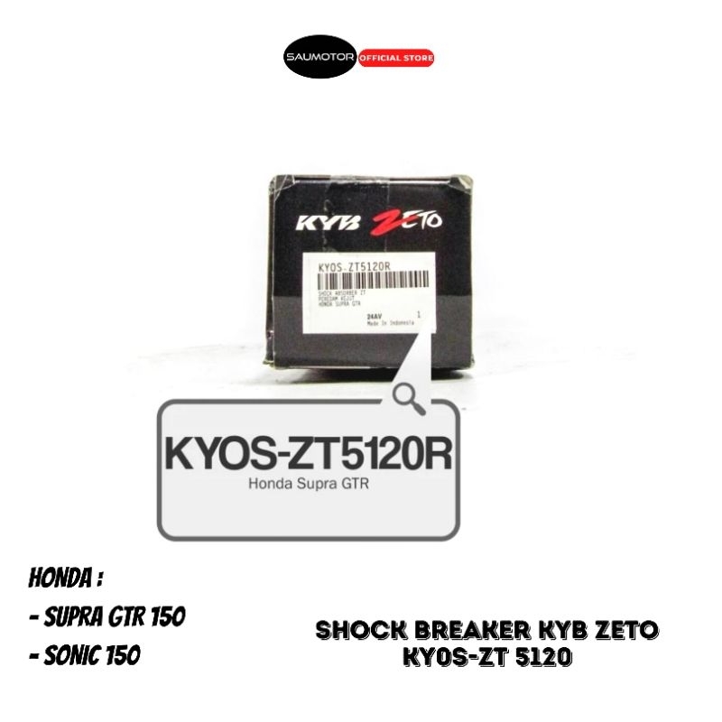 Jual Kayaba Zeto ZT 5120 Mono Shock breaker GTR 150 R Sonic 150 RED ...