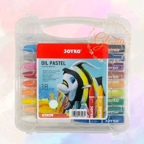 Jual Joyko Oil pastel 18 color/ Crayon 18 warna JOYKO/ krayon 18 warna