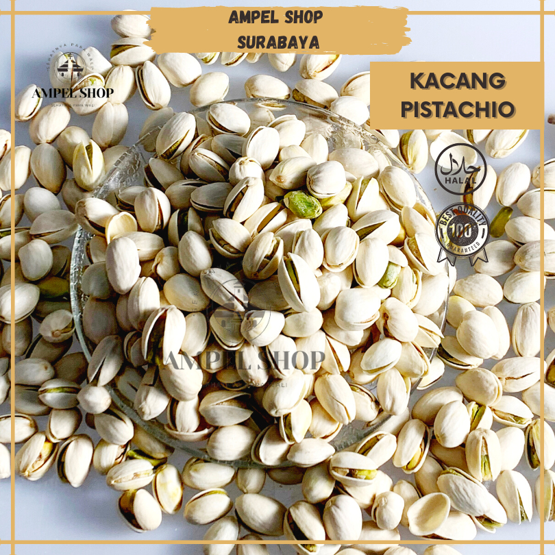 Jual Kacang Arab Pistachio Fustuk - Kacang Pistachios Panggang Oleh ...