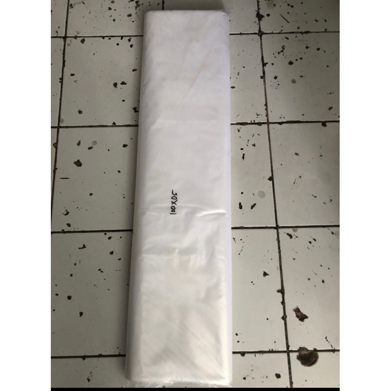 Jual Plastik pe rol / pe cor 100x05 panjang 50 meter | Shopee Indonesia