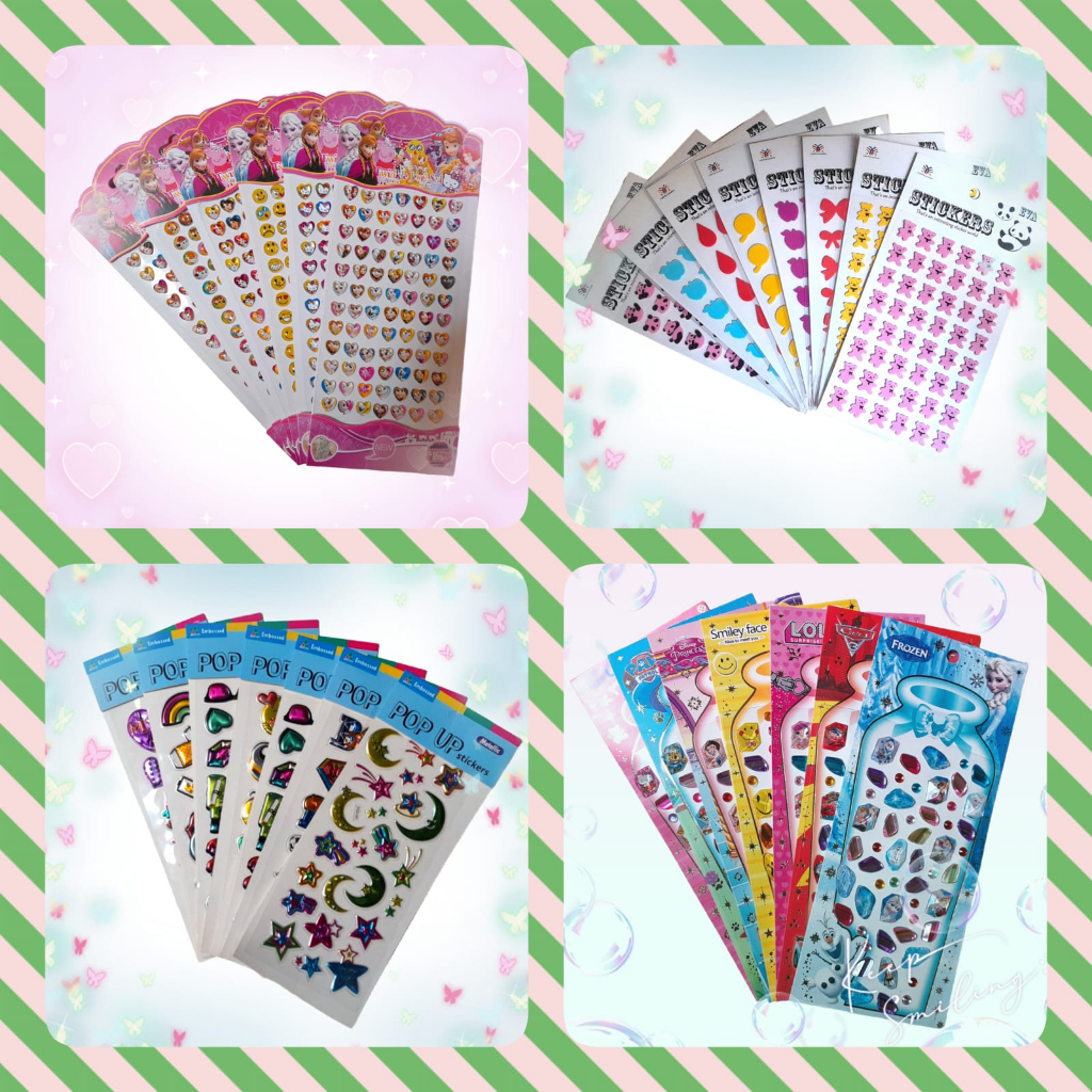 Jual Gambar Tempel Sticker Timbul Stiker Anak Murah Diskon Cuci Gudang ...