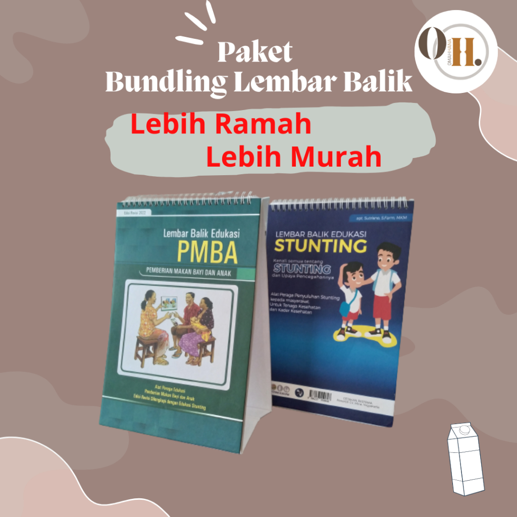 Jual Paket Bundling Lembar Balik Stunting Dan PMBA - Lembar Balik ...