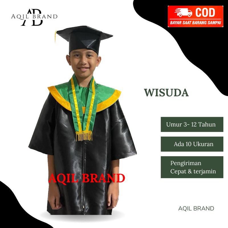 Jual Baju Wisuda Warna Hijau Profesi Anak keren | Shopee Indonesia