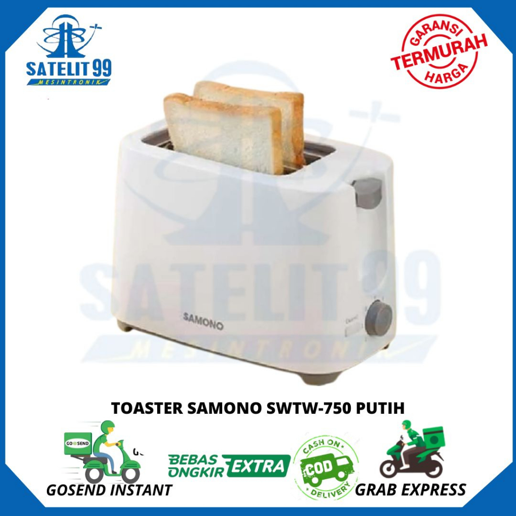 Jual TOASTER / PEMANGGANG ROTI SAMONO SWTW-750 PUTIH | Shopee Indonesia