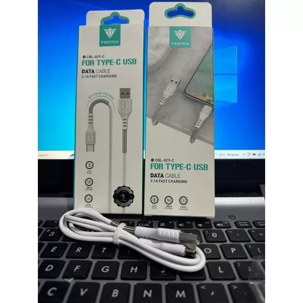 Jual Tecnix Kabel Data Charger For Type C Fast Charge Charging Cable