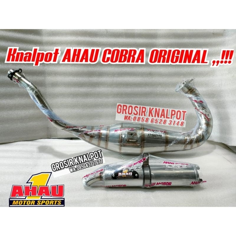 Jual Knalpot AHAU One Ahau1 ORIGINAL Stainles Model Cobra Big Vol C 41 ...