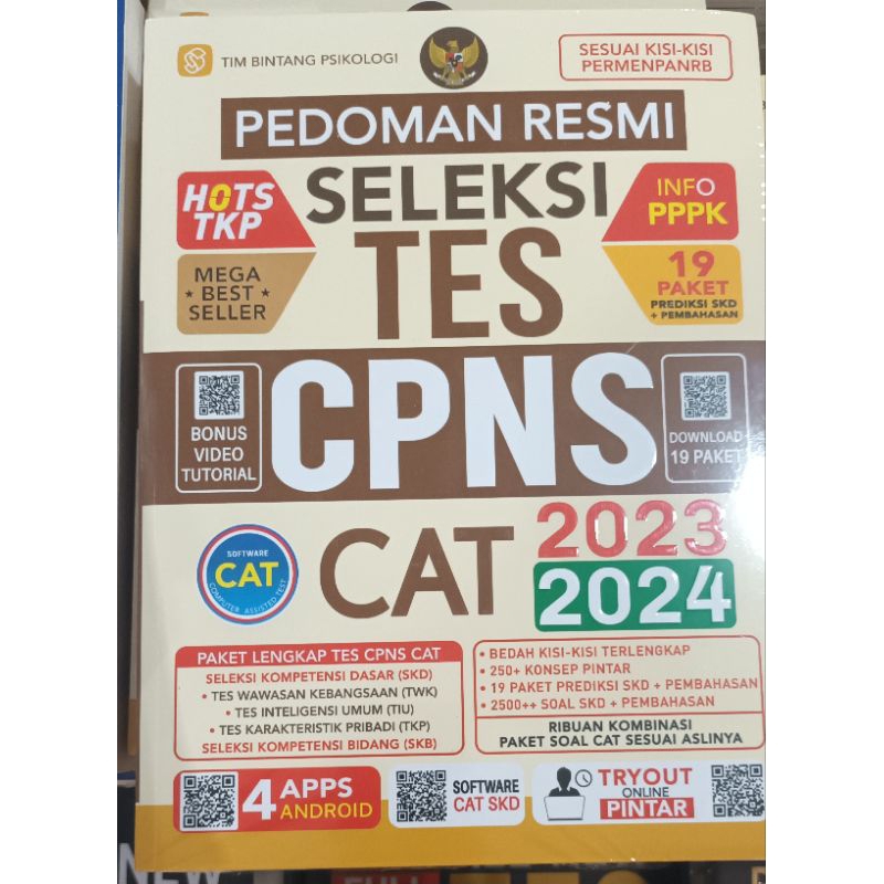 Jual Buku Pedoman Resmi Seleksi Tes CPNS 2023-2024 | Shopee Indonesia