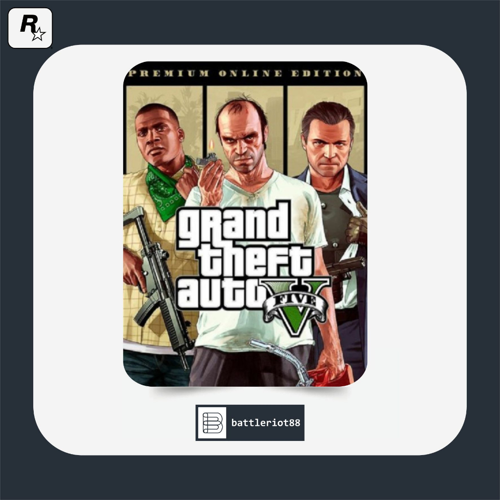 Jual Grand Theft Auto V Premium GTA V [PC Games Serial Key Rockstar] Shopee Indonesia