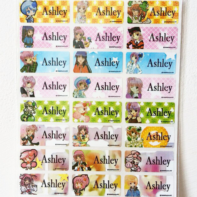 Jual ANIME GIRL CHARA SHUGA - WATERPROOF LABEL NAMA | Shopee Indonesia