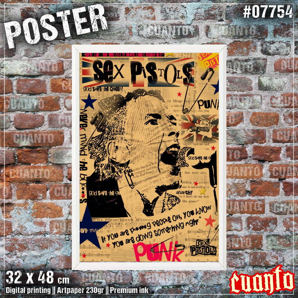 Jual Poster Band Sex Pistols Shopee Indonesia 2924