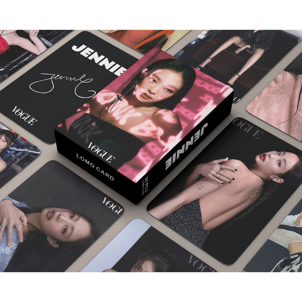 Jual 55pcs Pack Photocard Jennie Blackpink Vogue Blink Album Lomo Card Photo Card Kpop 4342