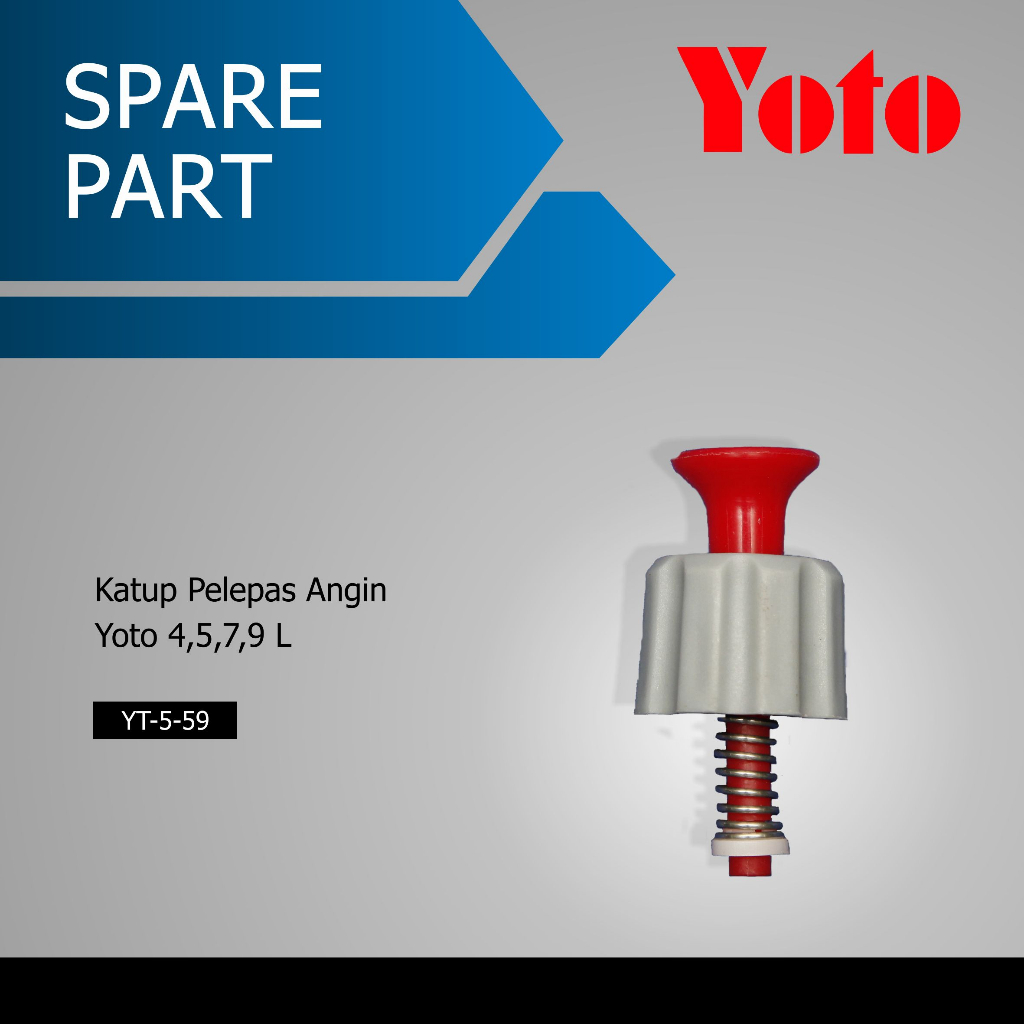 Jual Katup Pelepas Angin YOTO (YT-5-59) - YOTO Sprayer Manual | Shopee ...