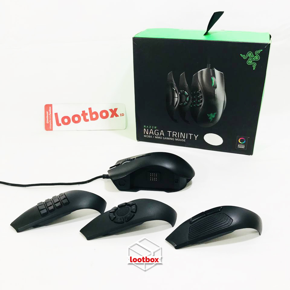 Jual Mouse Gaming Razer Naga Trinity for MOBA Action RPG [SECOND ...