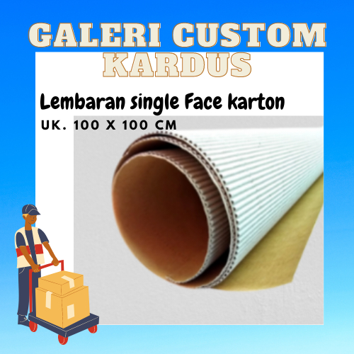 Jual Kardus Dus Lembaran Single Face Karton Lembaran Polos X Cm Min Pemesanan Buah