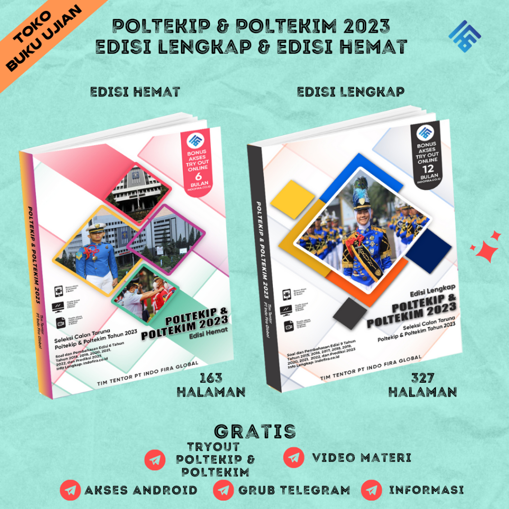 Jual New! Terbaru Buku POLTEKIP & POLTEKIM 2023 (Edisi Lengkap & Edisi ...