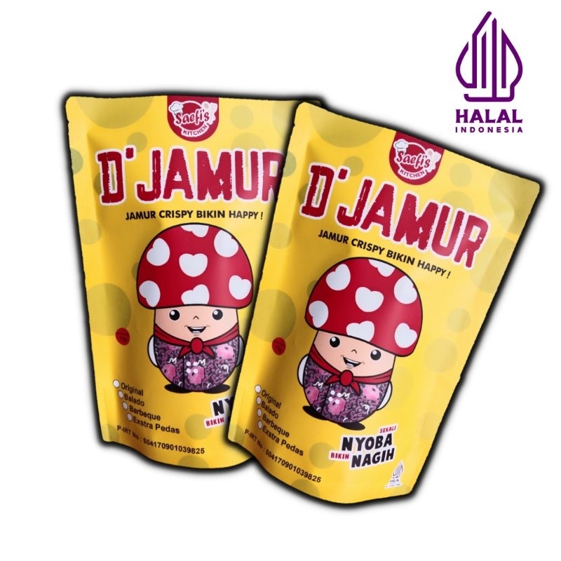 Jual Jamur Crispy Djamur Keripik Jamur Tiram Kriuk Renyah Gurih