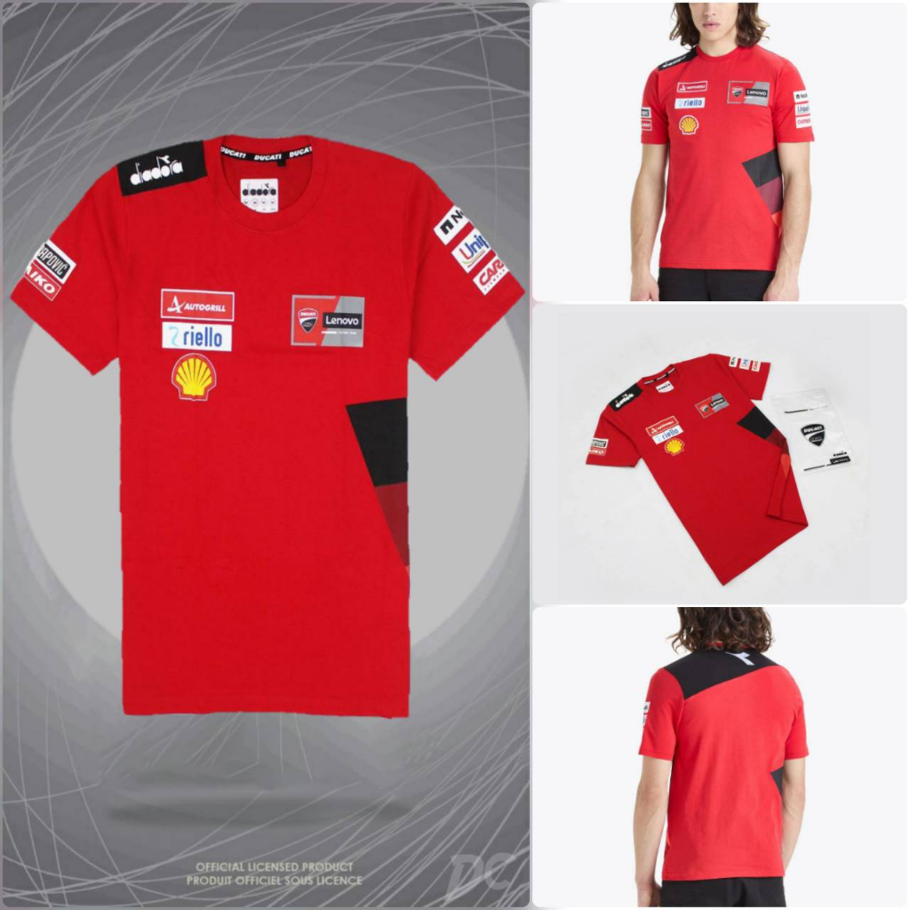 Jual Kaos Ducati MotoGP 2023 Team diadora tshirt racing pria grade ...