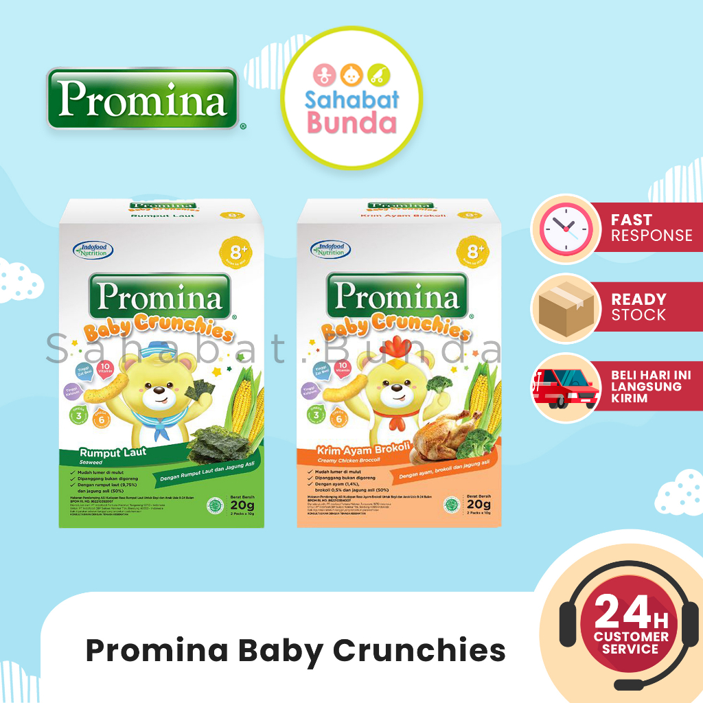 Jual PROMINA Crunchies Snack MPASI Bayi 8m+ Camilan Lumer Di Mulut ...